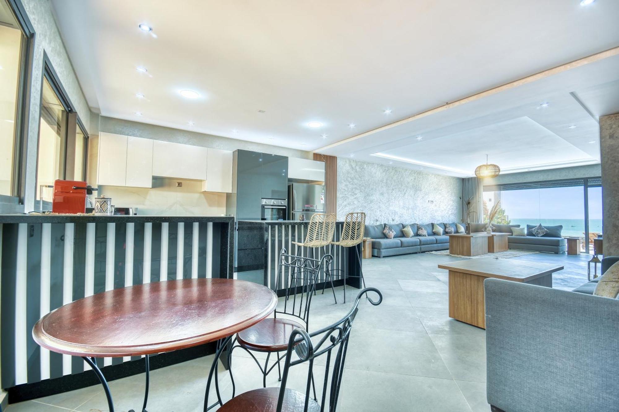 Luxury Seafront Appartement 6-7P 아가디르 외부 사진